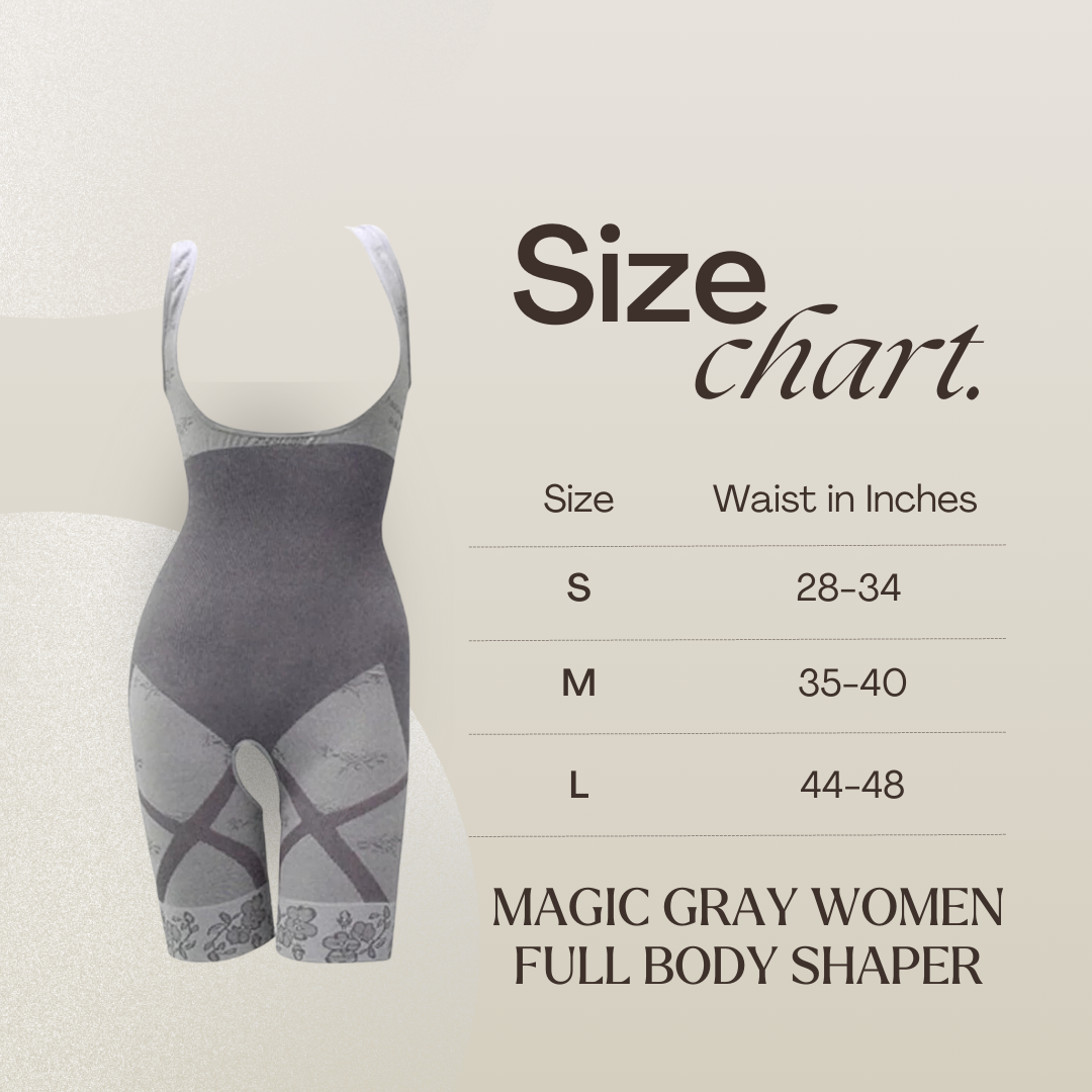 Magic Gray Women's Full Body Shaper